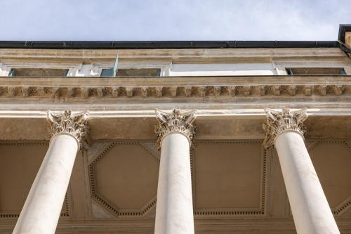 Dettaglio facciata Palazzo Thiene – Bonin Longare