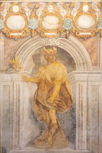 Dettaglio affreschi Odeo Olimpico Teatro Olimpico